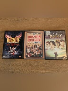 3 DVDs - sports movies; Do You Believe in Miracles? & more